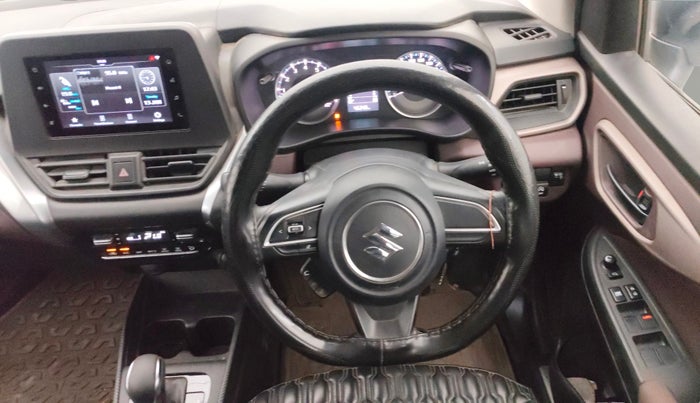 2023 Maruti FRONX DELTA PLUS 1.2L AGS, Petrol, Automatic, 46,348 km, Steering Wheel Close Up