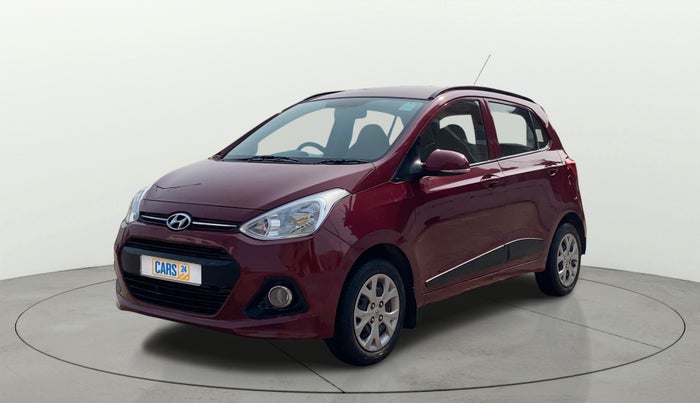 2016 Hyundai Grand i10 SPORTZ 1.2 KAPPA VTVT, Petrol, Manual, 14,572 km, Left Front Diagonal