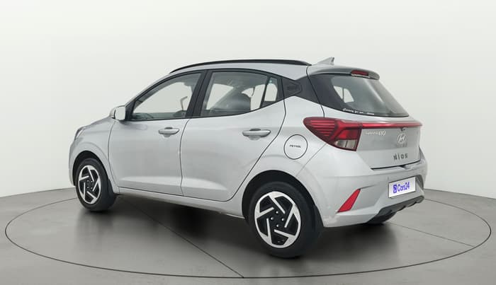 2024 Hyundai GRAND I10 NIOS SPORTZ AMT 1.2 KAPPA VTVT, Petrol, Automatic, 6,303 km, Left Back Diagonal