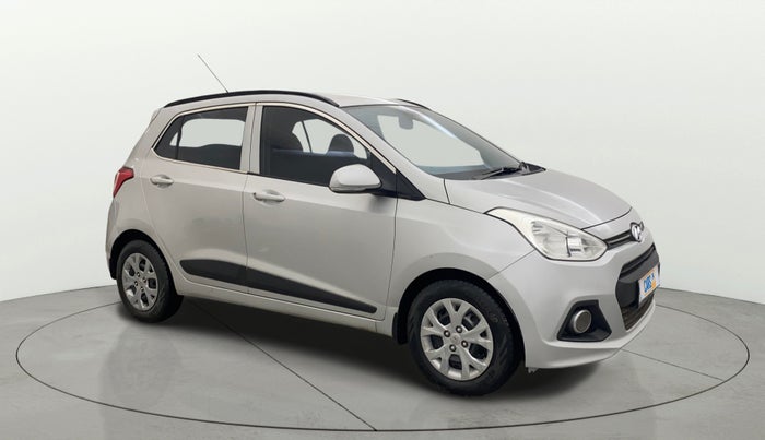 2016 Hyundai Grand i10 SPORTZ 1.2 KAPPA VTVT, Petrol, Manual, 77,525 km, Right Front Diagonal