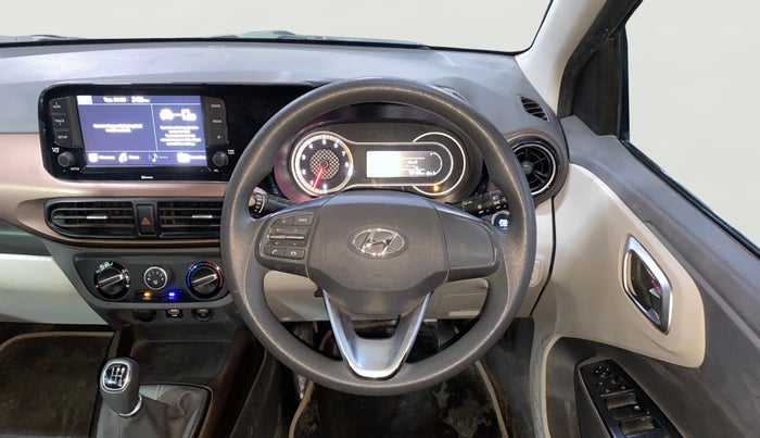 2021 Hyundai AURA SX 1.2, CNG, Manual, 76,413 km, Steering Wheel Close Up