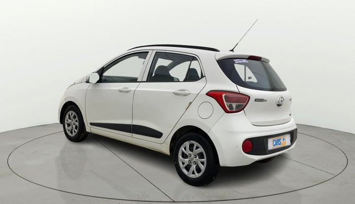 2017 Hyundai Grand i10 SPORTZ (O) 1.2 KAPPA VTVT, Petrol, Manual, 69,512 km, Left Back Diagonal