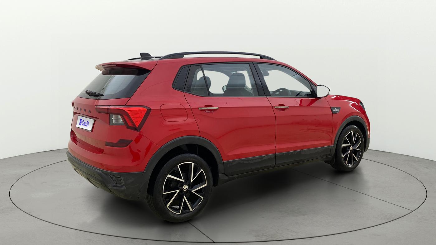 2022 Skoda KUSHAQ MONTE CARLO 1.0L TSI AT, Petrol, Automatic, 40,157 km, Right Back Diagonal