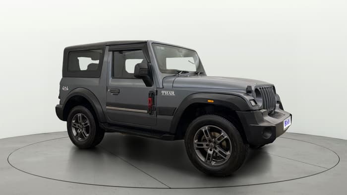 2021 Mahindra Thar LX PETROL HT 4WD AT, Petrol, Automatic, 99,687 km, Right Front Diagonal