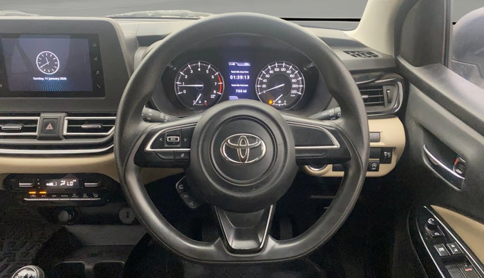 2023 Toyota Glanza G, Petrol, Manual, 57,074 km, Steering Wheel Close Up