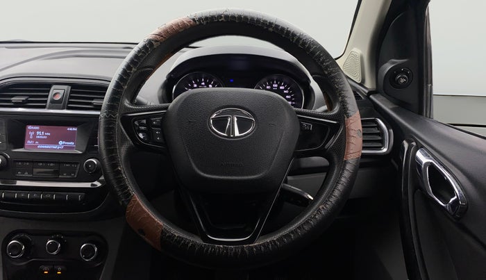 2018 Tata TIGOR XZA PETROL, Petrol, Automatic, 82,990 km, Steering Wheel Close Up