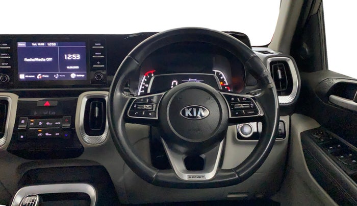 2021 KIA SONET HTX 1.0 IMT, Petrol, Manual, 49,825 km, Steering Wheel Close Up