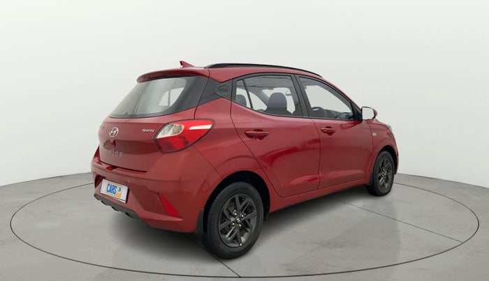 2020 Hyundai GRAND I10 NIOS SPORTZ AMT 1.2 KAPPA VTVT, Petrol, Automatic, 24,643 km, Right Back Diagonal