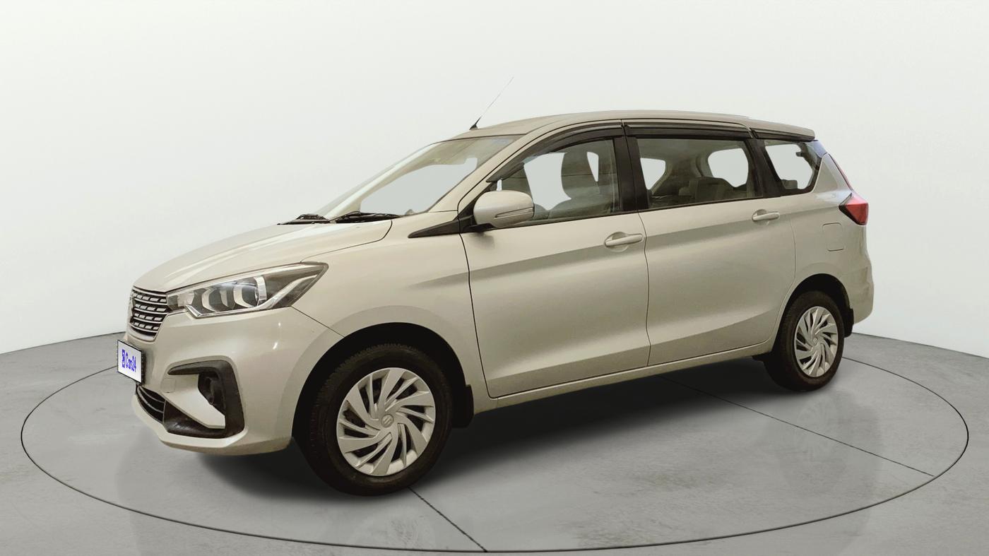 2021 Maruti Ertiga VXI AT SHVS, Petrol, Automatic, 20,649 km, Left Front Diagonal