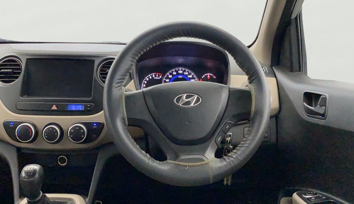 2015 Hyundai Grand i10 MAGNA 1.2 KAPPA VTVT, Petrol, Manual, 12,969 km, Steering Wheel Close Up