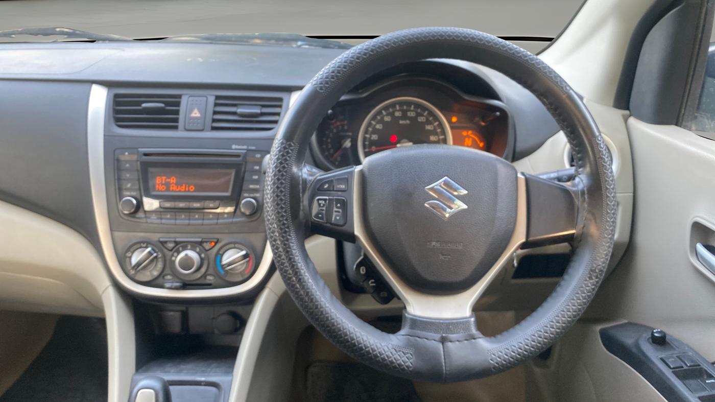 2015 Maruti Celerio ZXI AMT, Petrol, Automatic, 68,363 km, Steering Wheel Close Up