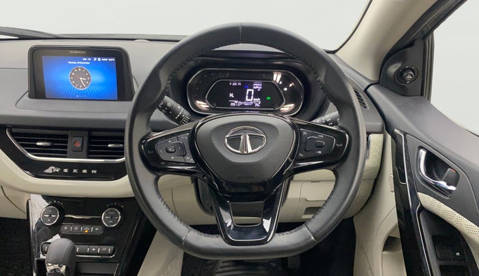 2023 Tata NEXON XZA PLUS (L), Petrol, Automatic, 22,611 km, Steering Wheel Close Up