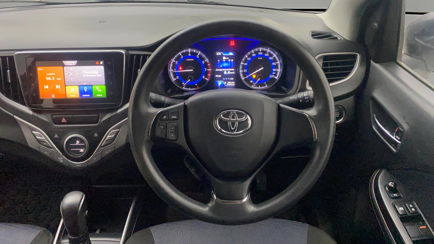 2021 Toyota Glanza G CVT, Petrol, Automatic, 54,947 km, Steering Wheel Close Up