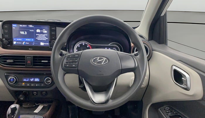 2020 Hyundai AURA SX PLUS 1.2 AMT CRDI, Diesel, Automatic, 45,704 km, Steering Wheel Close Up