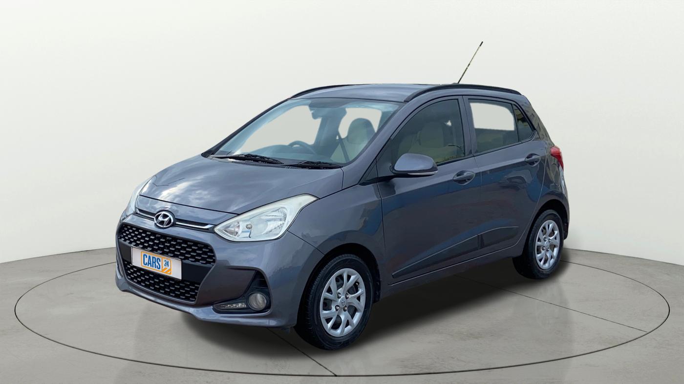 2019 Hyundai Grand i10 SPORTZ 1.2 KAPPA VTVT, Petrol, Manual, 52,281 km, Left Front Diagonal