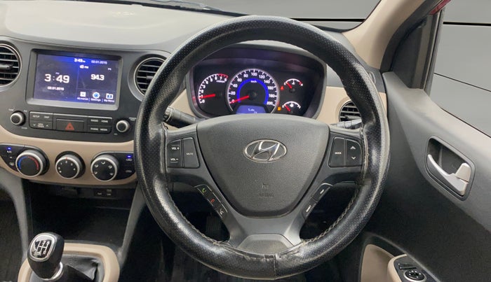 2018 Hyundai Grand i10 SPORTZ 1.2 KAPPA VTVT, Petrol, Manual, 66,358 km, Steering Wheel Close Up