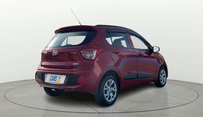 2019 Hyundai Grand i10 SPORTZ 1.2 KAPPA VTVT, Petrol, Manual, 42,988 km, Right Back Diagonal