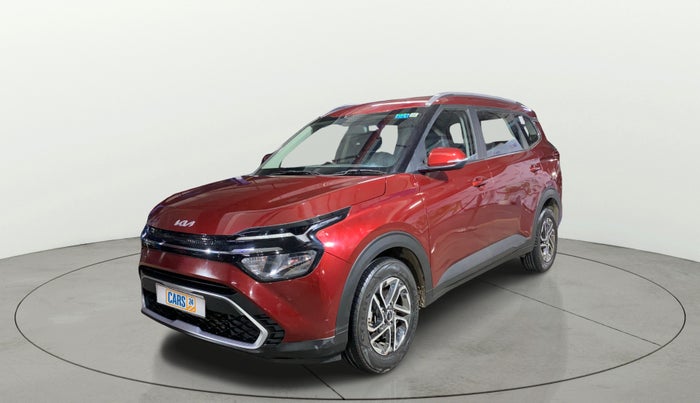 2023 KIA CARENS PRESTIGE PLUS 1.5 PETROL IMT 7 STR, Petrol, Manual, 5,561 km, Left Front Diagonal