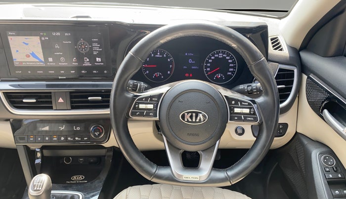 2019 KIA SELTOS HTX 1.5 PETROL, Petrol, Manual, 55,988 km, Steering Wheel Close Up