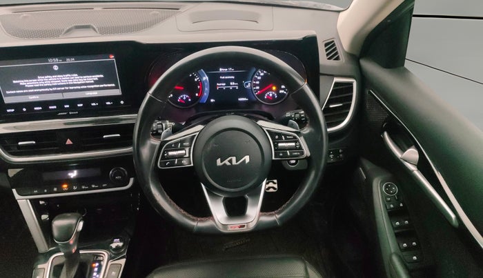 2022 KIA SELTOS GTX PLUS DCT 1.4 PETROL, Petrol, Automatic, 1,02,546 km, Steering Wheel Close Up