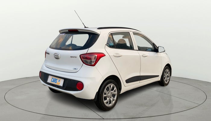 2019 Hyundai Grand i10 SPORTZ 1.2 KAPPA VTVT, Petrol, Manual, 33,118 km, Right Back Diagonal