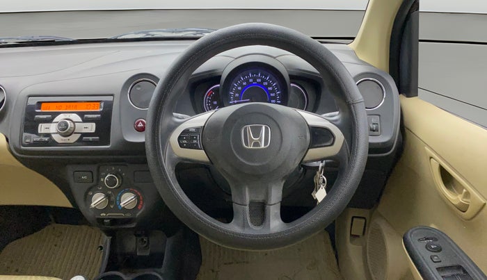 2015 Honda Amaze 1.2L I-VTEC S, Petrol, Manual, 37,156 km, Steering Wheel Close Up
