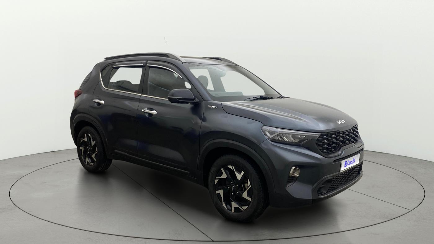 2022 KIA SONET X LINE 1.0 DCT, Petrol, Automatic, 26,636 km, Right Front Diagonal