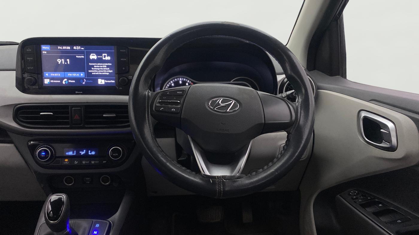 2021 Hyundai GRAND I10 NIOS ASTA AMT 1.2 KAPPA VTVT, Petrol, Automatic, 55,730 km, Steering Wheel Close Up