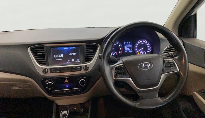 2019 Hyundai Verna 1.6 VTVT SX + AT, Petrol, Automatic, 40,204 km, Steering Wheel Close Up