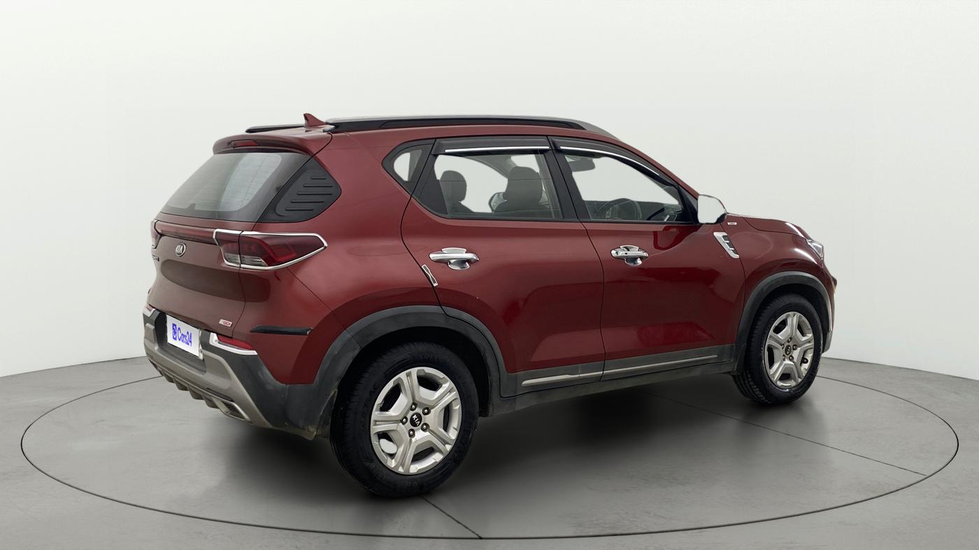 2021 KIA SONET HTX 1.0 IMT, Petrol, Manual, 87,623 km, Right Back Diagonal