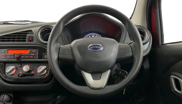 2018 Datsun Redi Go S 1.0 AMT, Petrol, Automatic, 33,130 km, Steering Wheel Close Up