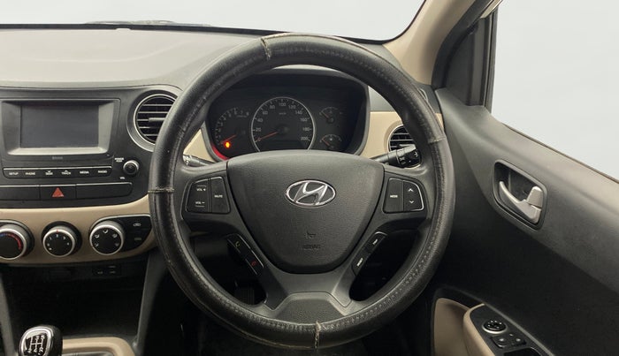 2017 Hyundai Grand i10 SPORTZ 1.2 KAPPA VTVT, Petrol, Manual, 53,936 km, Steering Wheel Close Up
