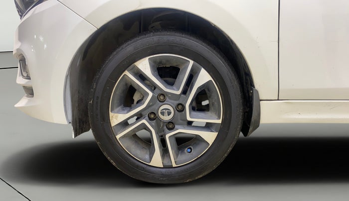 2021 Tata TIGOR XZA PLUS PETROL, Petrol, Automatic, 27,465 km, Left Front Wheel