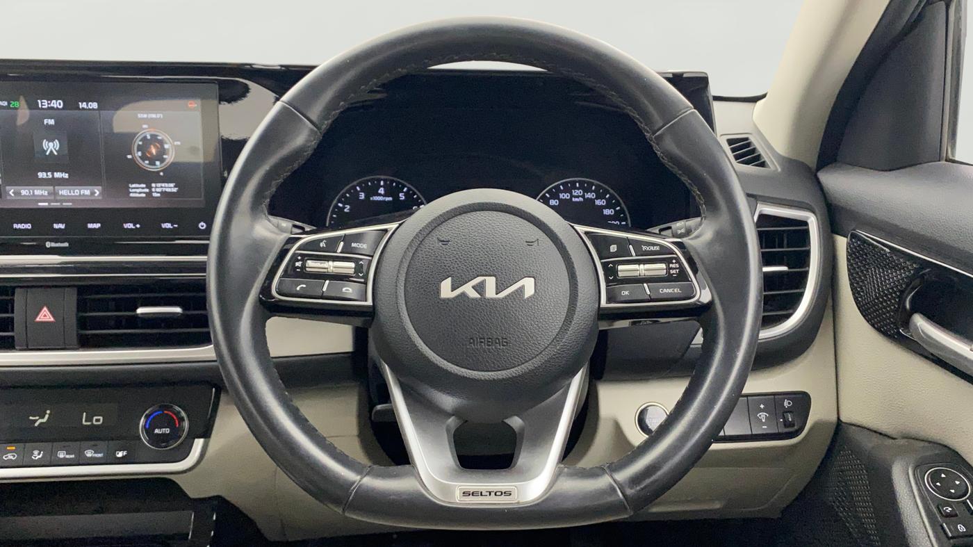 2022 KIA SELTOS HTX 1.5 PETROL, Petrol, Manual, 15,691 km, Steering Wheel Close Up