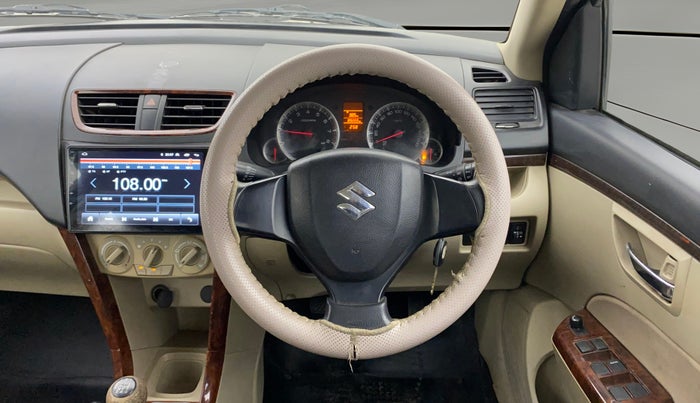 2012 Maruti Swift Dzire VXI, Petrol, Manual, 89,189 km, Steering Wheel Close Up