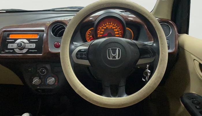 2014 Honda Amaze 1.5L I-DTEC S, Diesel, Manual, 82,876 km, Steering Wheel Close Up