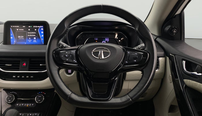 2023 Tata NEXON XZA Plus LUXS Diesel Jet, Diesel, Automatic, 32,219 km, Steering Wheel Close Up
