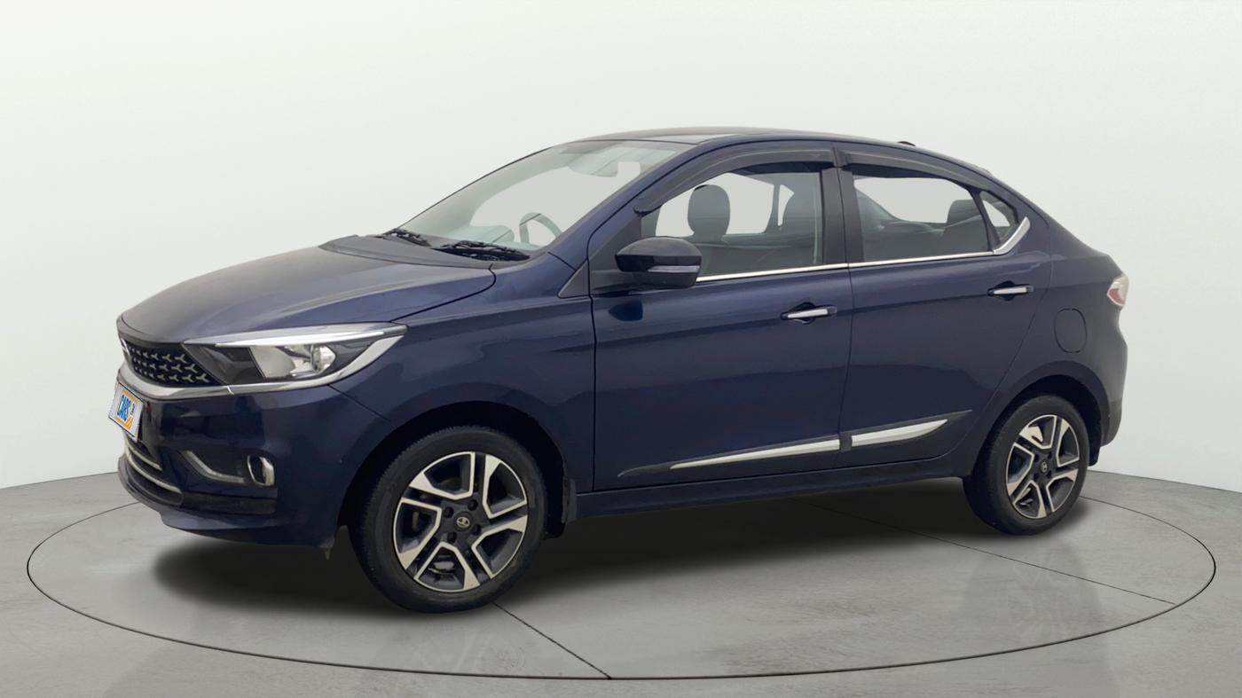 2021 Tata TIGOR XZA PLUS PETROL, Petrol, Automatic, 22,399 km, Left Front Diagonal