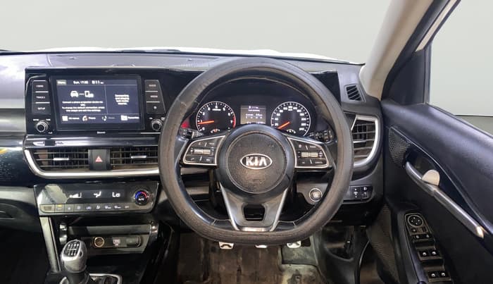2019 KIA SELTOS GTK 1.4 PETROL, Petrol, Manual, 1,12,787 km, Steering Wheel Close Up