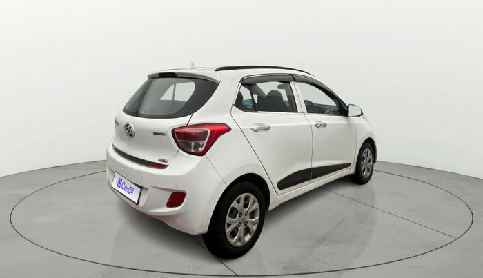 2014 Hyundai Grand i10 SPORTZ 1.2 KAPPA VTVT, Petrol, Manual, 87,418 km, Right Back Diagonal