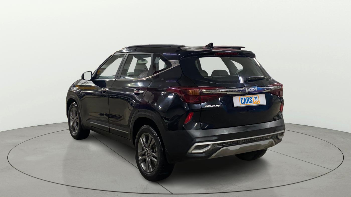 2022 KIA SELTOS HTX 1.5 PETROL, Petrol, Manual, 28,668 km, Left Back Diagonal