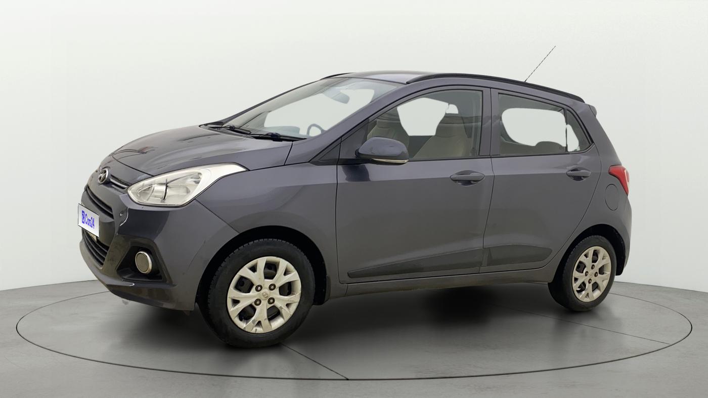 2016 Hyundai Grand i10 SPORTZ 1.2 KAPPA VTVT, Petrol, Manual, 83,872 km, Left Front Diagonal