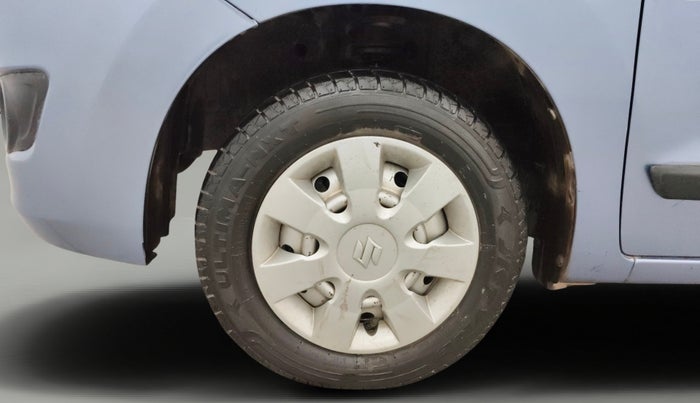 2013 Maruti Wagon R 1.0 LXI, Petrol, Manual, 91,826 km, Left Front Wheel