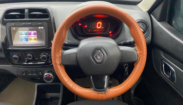 2020 Renault Kwid RXT 1.0 AMT (O), Petrol, Automatic, 19,478 km, Steering Wheel Close Up