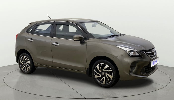 2021 Toyota Glanza G CVT, Petrol, Automatic, 37,284 km, Right Front Diagonal