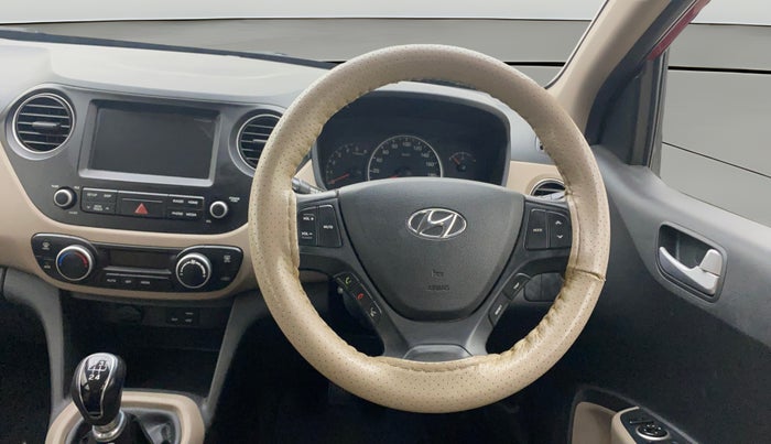 2017 Hyundai Grand i10 ASTA U2 1.2 CRDI, Diesel, Manual, 76,744 km, Steering Wheel Close Up