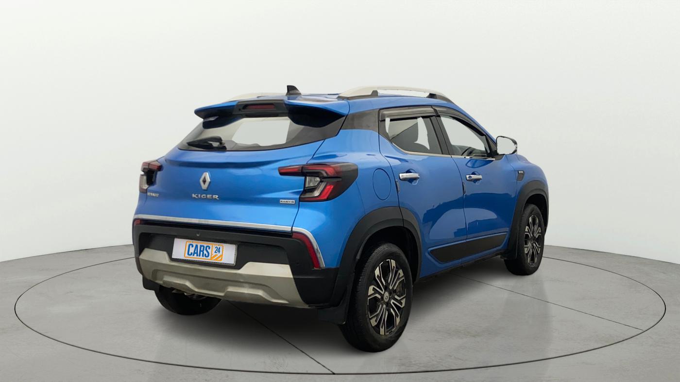 2021 Renault Kiger RXT AMT, Petrol, Automatic, 34,621 km, Right Back Diagonal