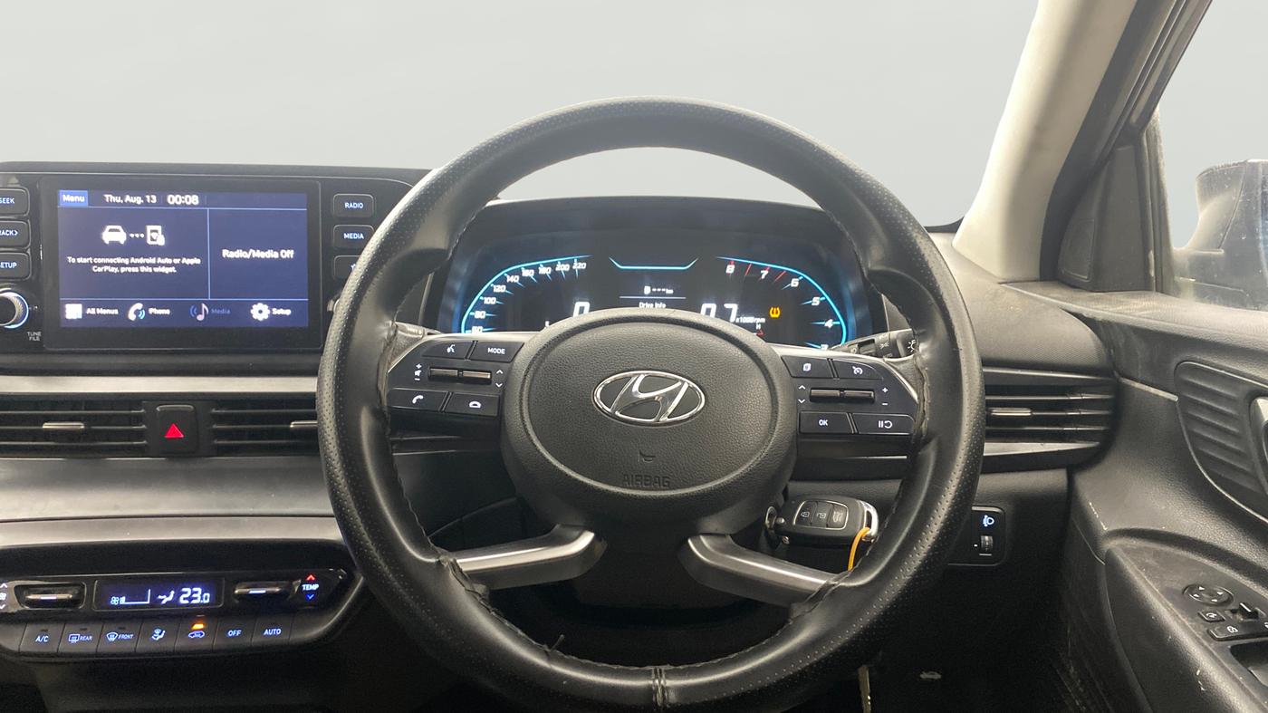 2023 Hyundai NEW I20 SPORTZ 1.2 MT, Petrol, Manual, 1,01,211 km, Steering Wheel Close Up