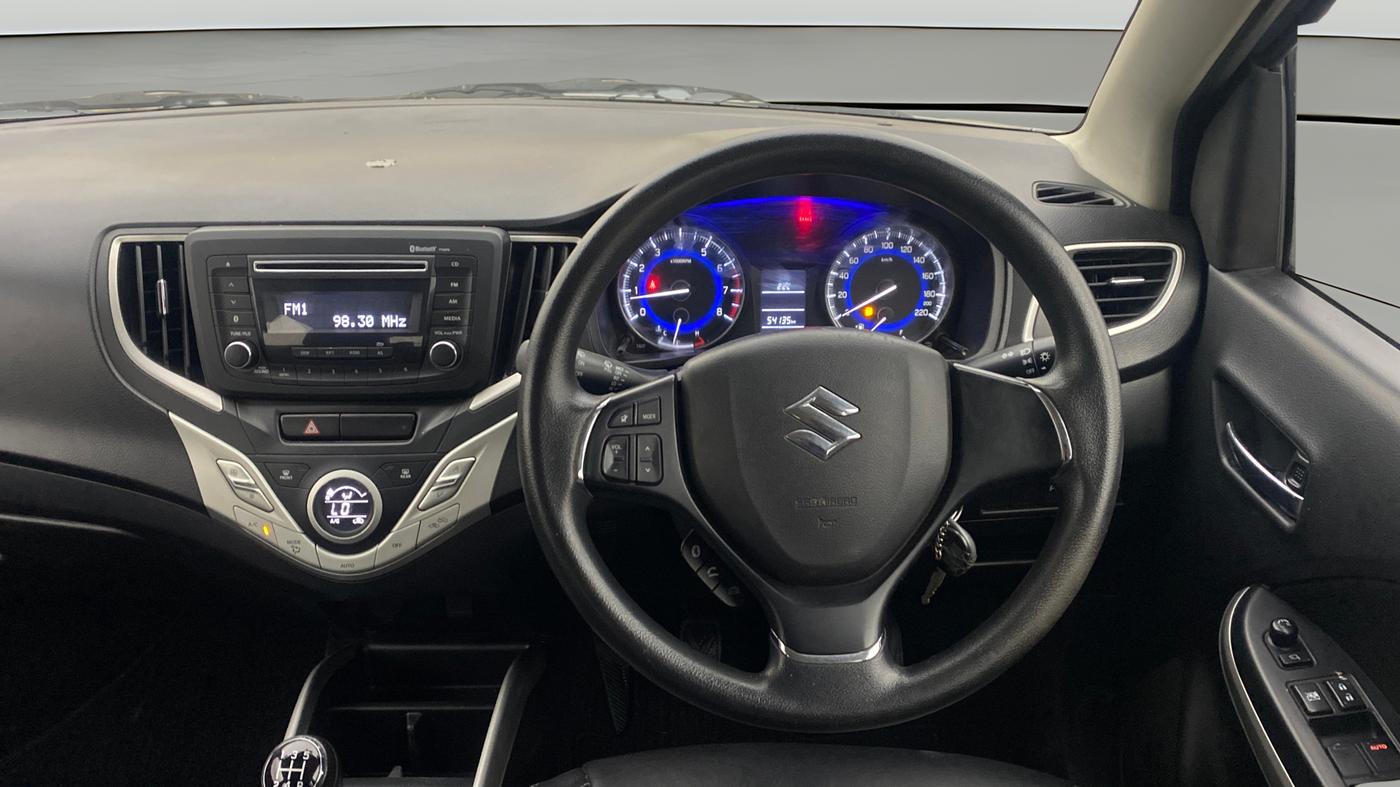2018 Maruti Baleno DELTA PETROL 1.2, Petrol, Manual, 53,835 km, Steering Wheel Close Up