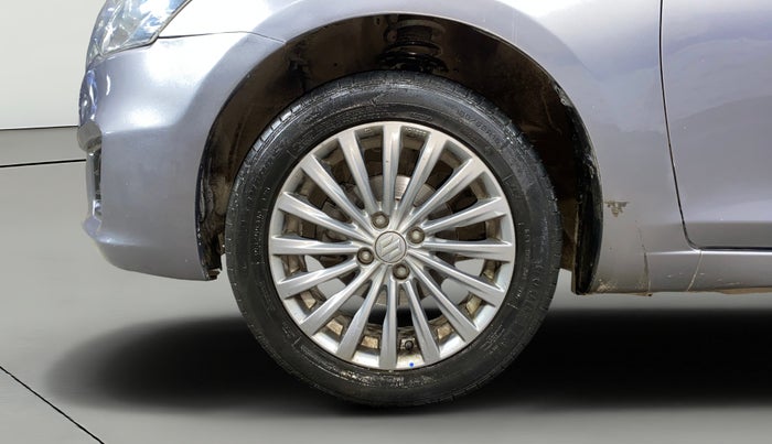 2017 Maruti Ciaz ALPHA 1.4 PETROL, Petrol, Manual, 53,995 km, Left Front Wheel